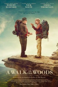 Bryson - Redford e Katz - Nolte sul celebre McAffee Knob vicino a Catawba, in Virginia. In realtà nel film i due lasciano l’Appalachian Trail nel Tennesee e lo riprendono vicino a Roanoke, Virginia, non passando quindi per il McAffee Knob.