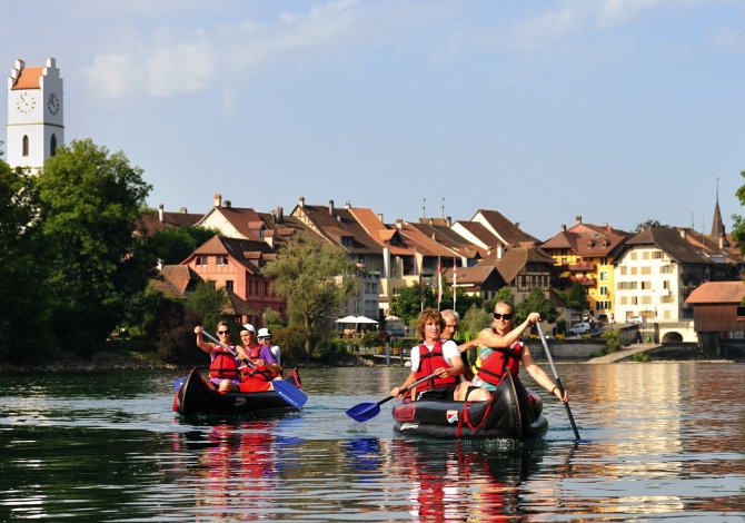 Swiss outdoor canoe